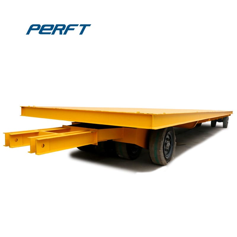 Battery-powered, customized multi-directional transfer flat car